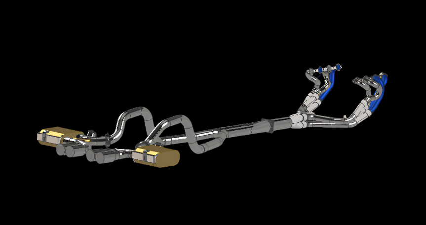 C5 Corvette 8-4-1 System Headers, Ultimate NPP - PREORDER