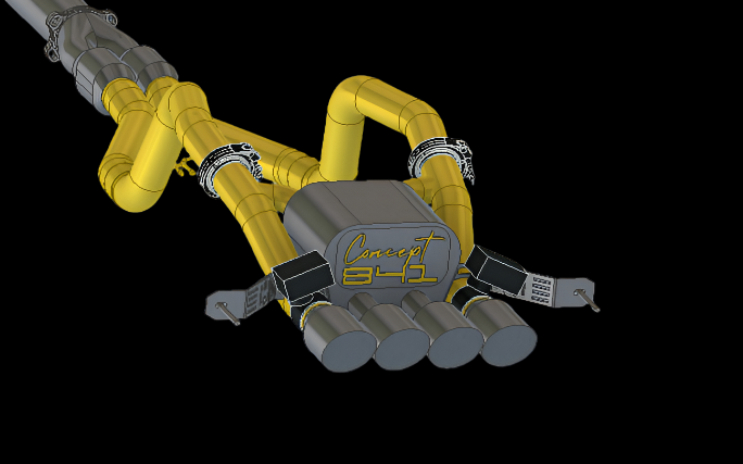 C7 Corvette GS/Z06/ZR1 8-4-1 System Headers + Ultimate NPP