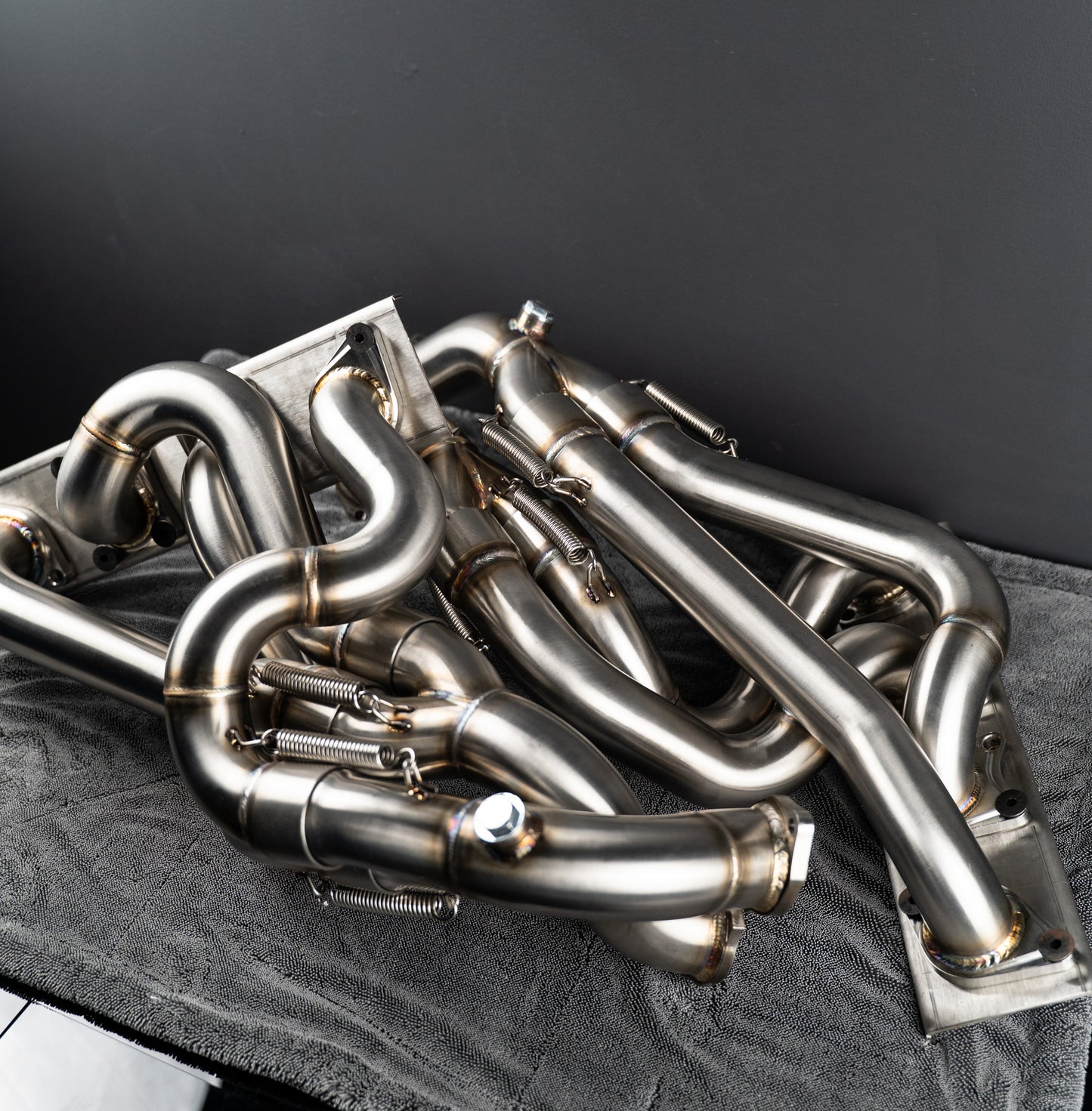 Mustang GT S550/S650 Motorsports 8-4-1 Headers and Midpipe ONLY