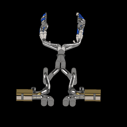 C5 Corvette 8-4-1 System Headers, Ultimate NPP